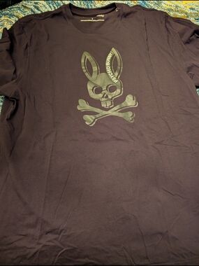Psycho Bunny Black Graphic Tee